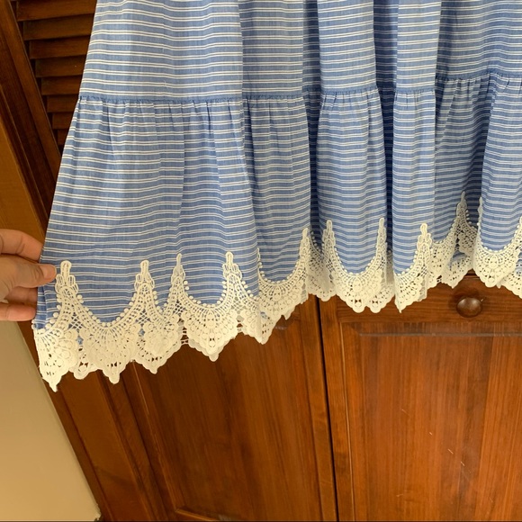 HALLHUBER Blue Striped Tent Dress S - Picture 7 of 16